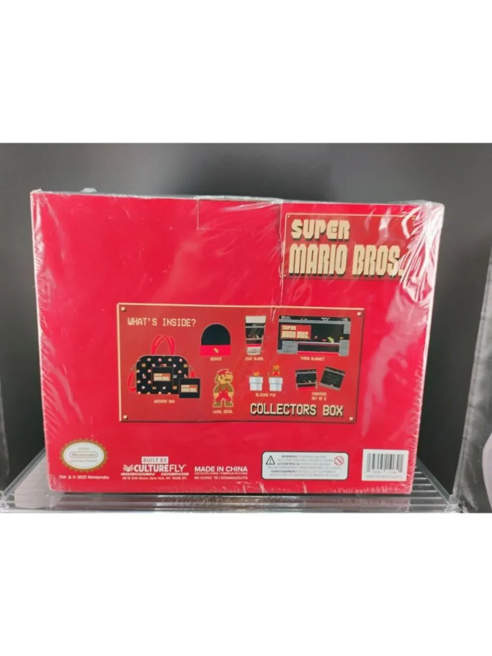 Super Mario Bros. Collectors Box Culturefly 2021 Sealed Gift Set